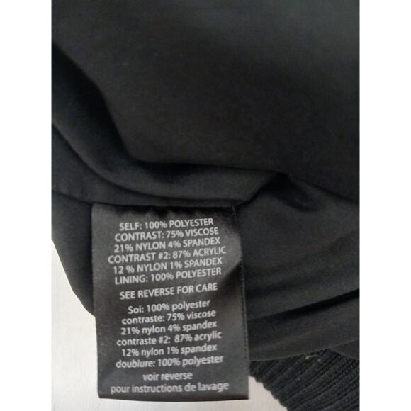 PJK Patterson J Kincaid Calabash Bomber Quilted Varsity Jacket Sz M Black $298 - Picture 15 of 16